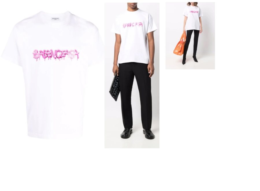 Balenciaga Balenciaga T-Shirt 612966TLVF1 — 2