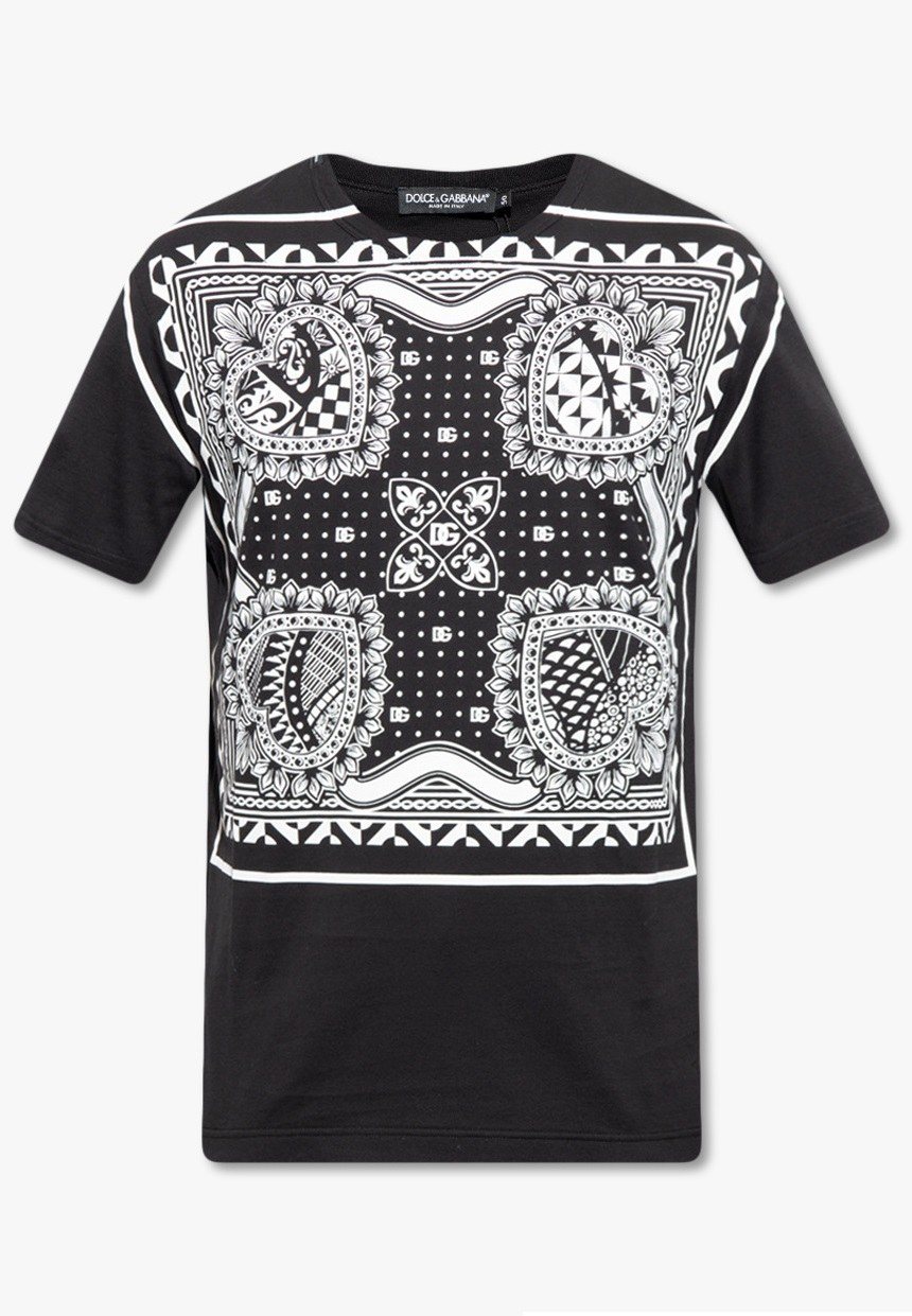 Dolce & Gabbana Bandana Print T-Shirt — 3