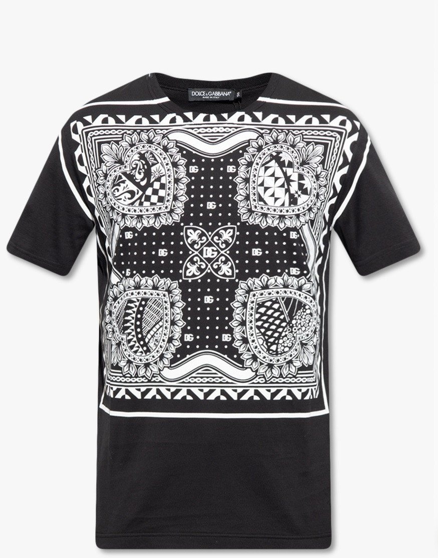 Dolce & Gabbana Bandana Print T-Shirt — 4