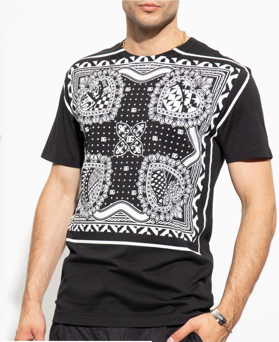 Dolce & Gabbana Bandana Print T-Shirt — 5