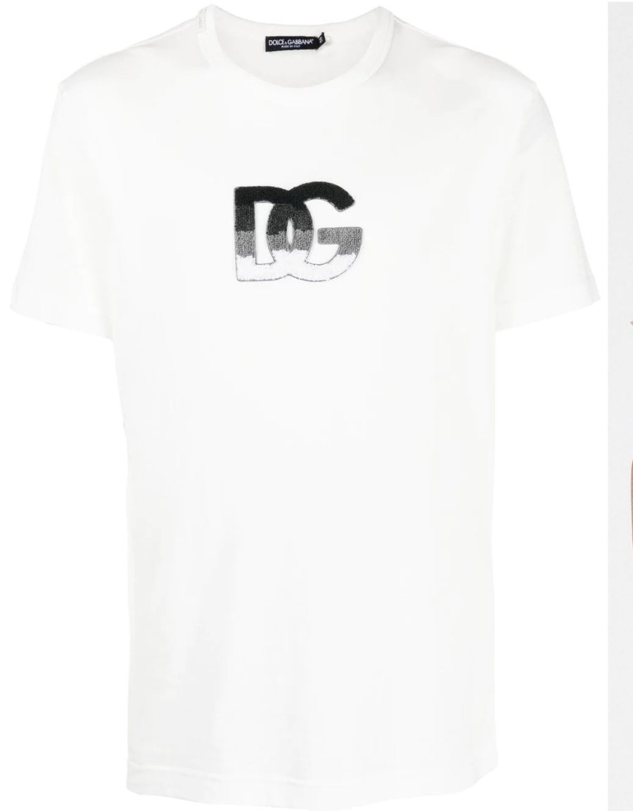 Dolce & Gabbana DG Logo T-Shirt — White — 3