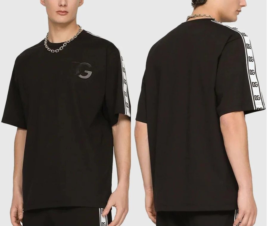 Dolce & Gabbana DG Logo T-Shirt — Khaki — 2