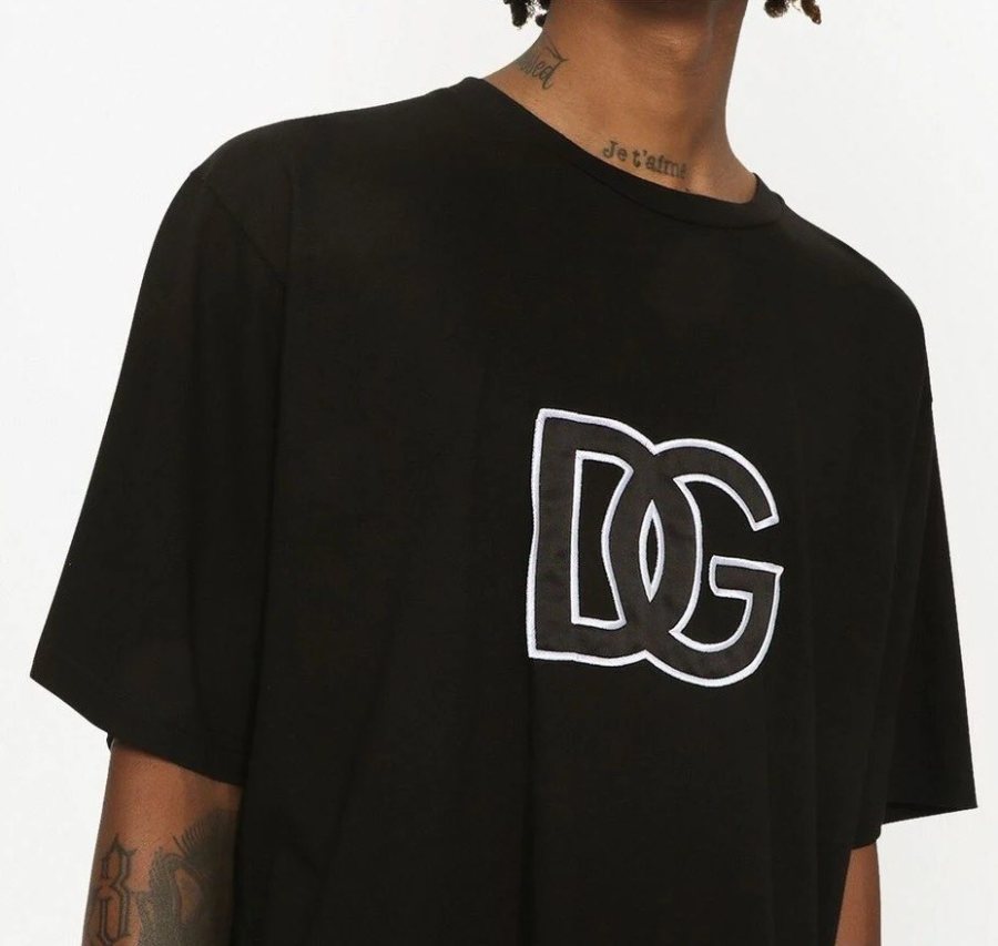 Dolce & Gabbana DG Logo T-Shirt — Black — 4