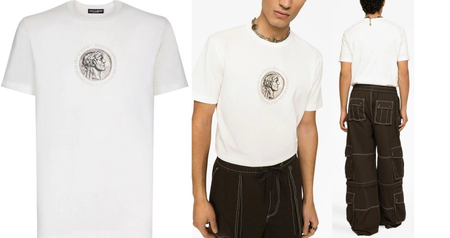 Dolce & Gabbana Dolce & Gabbana T-Shirt G8PE3TG7J6H — 4