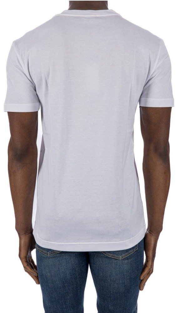 Dolce & Gabbana Floral Logo T-Shirt — White — 3