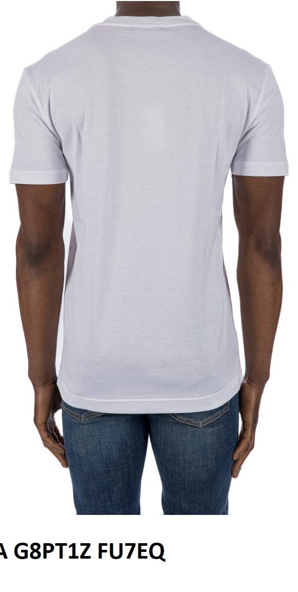 Dolce & Gabbana Floral Logo T-Shirt — White — 5