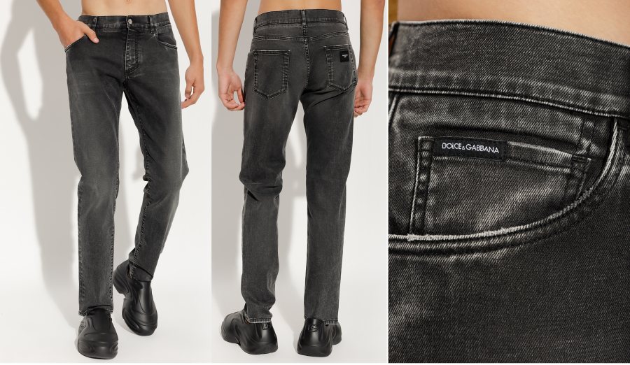 Dolce & Gabbana 5-Pocket Jeans — Black — 3