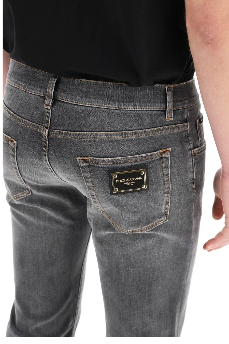 Dolce & Gabbana 5-Pocket Jeans — Grey — 3