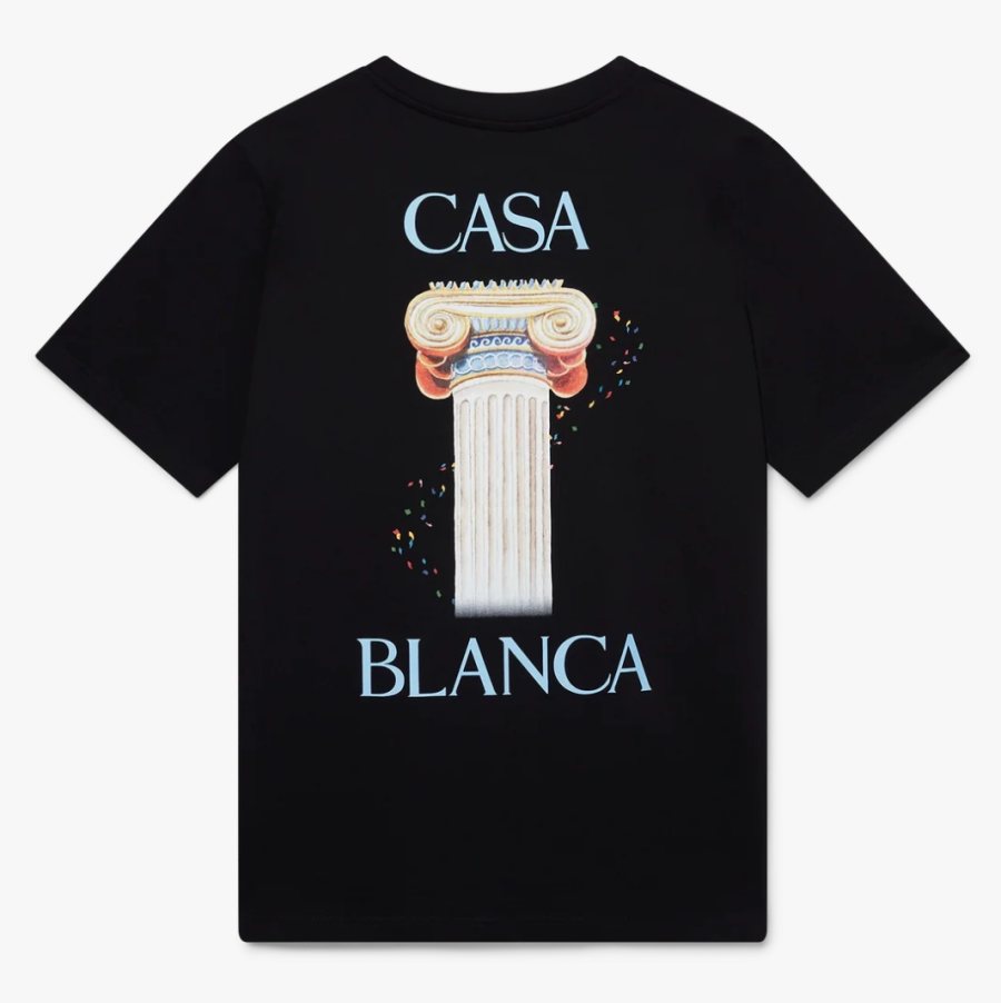 Casablanca La Colonne T-Shirt — Black