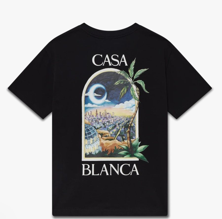 Casablanca LA Nights T-Shirt — Black