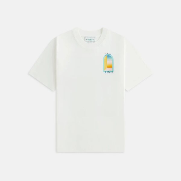 Casablanca L'arche Colore Printed T-Shirt (Men) — White