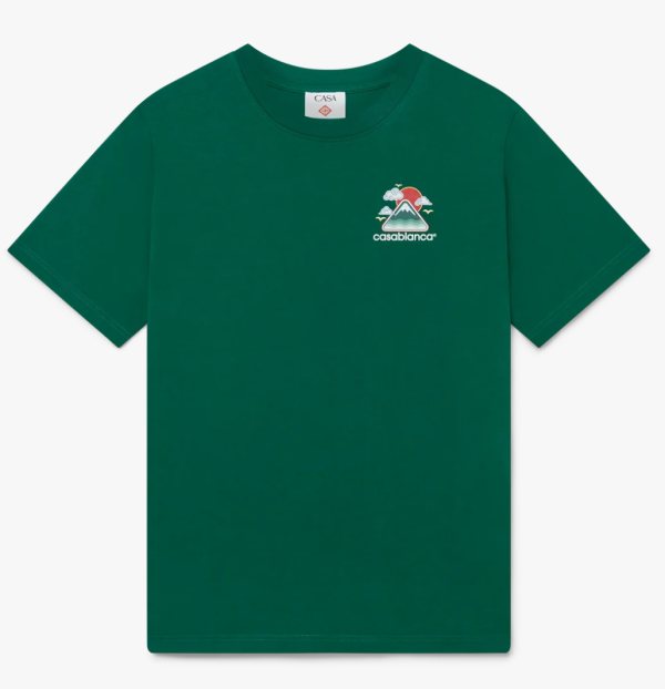 Casablanca Montagne Ondulee T-Shirt — Green