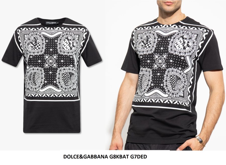 Dolce & Gabbana Bandana Print T-Shirt — 2