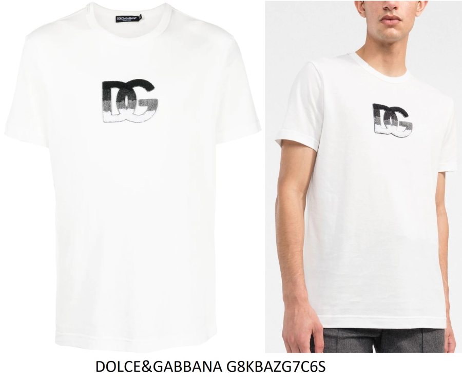 Dolce & Gabbana DG Logo T-Shirt — White — 2