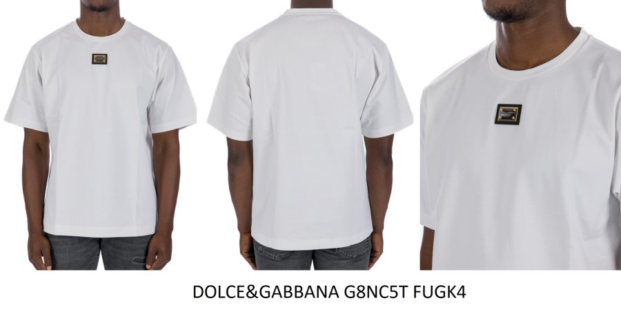 Dolce & Gabbana Logo Plaque T-Shirt — White — 2