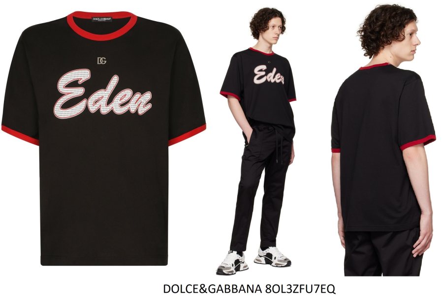 Dolce & Gabbana Eden Print T-Shirt — Black — 2