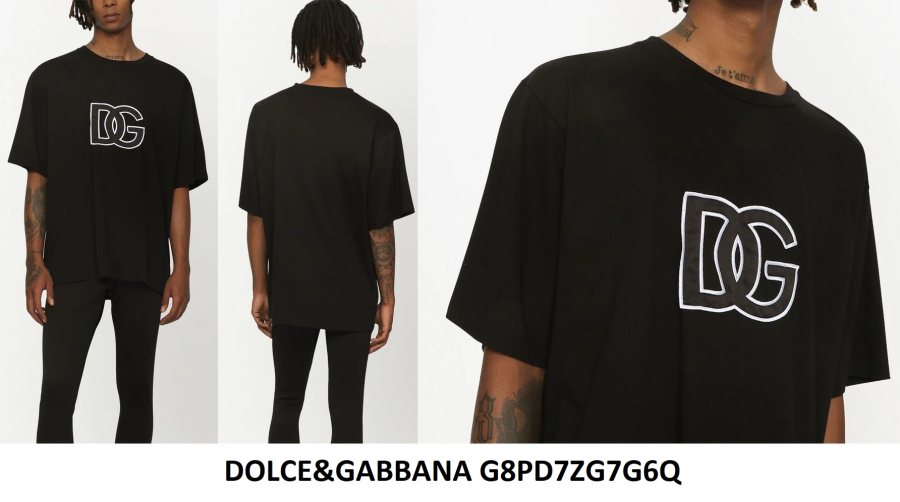 Dolce & Gabbana DG Logo T-Shirt — Black