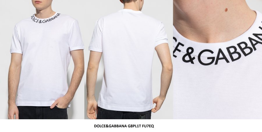 Dolce & Gabbana Logo Print T-Shirt — White