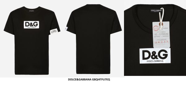 Dolce & Gabbana D&G Logo T-Shirt — Black