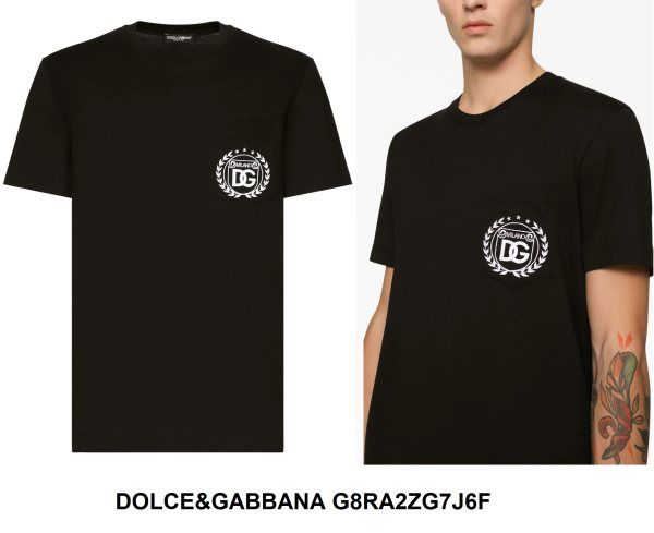 Dolce & Gabbana Crest T-Shirt — Black