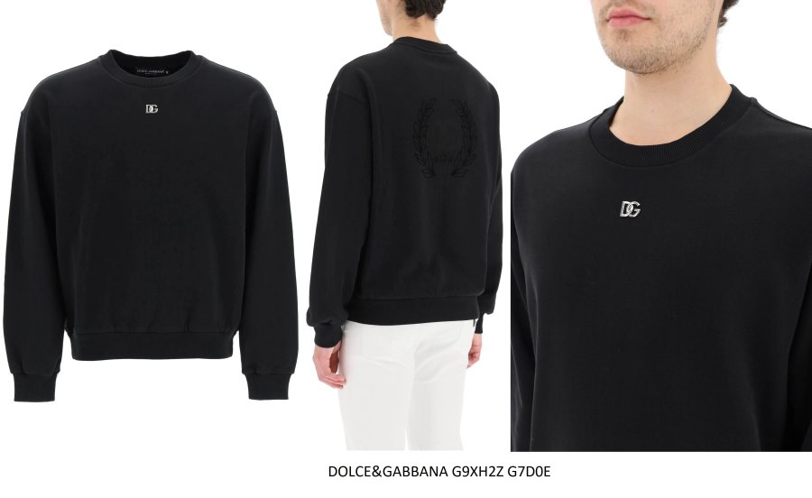 Dolce & Gabbana Logo Sweatshirt — Black — 2