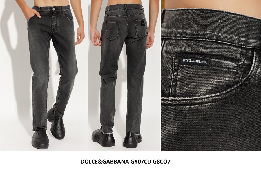 Dolce & Gabbana 5-Pocket Jeans — Black