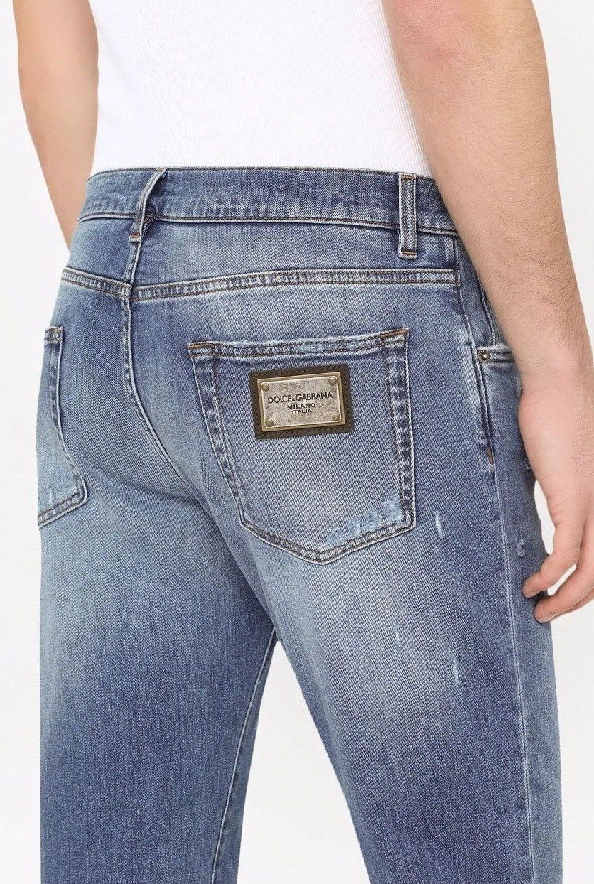 Dolce & Gabbana 5-Pocket Jeans — Stone Wash