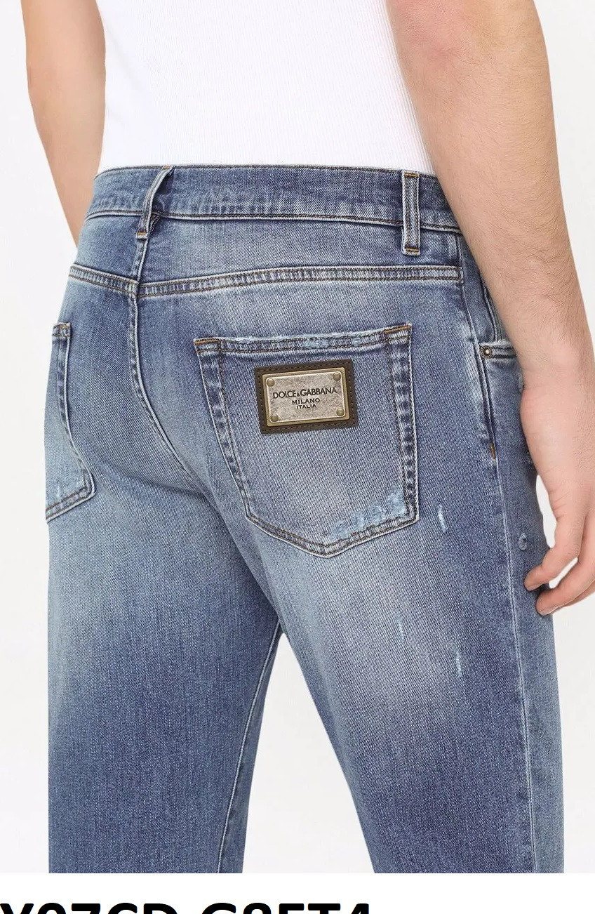 Dolce & Gabbana 5-Pocket Jeans — Stone Wash — 3
