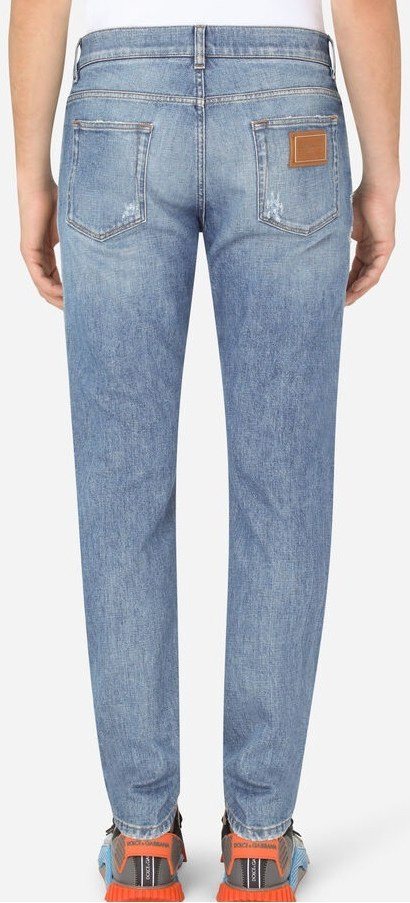 Dolce & Gabbana 5-Pocket Jeans — Distressed — 3