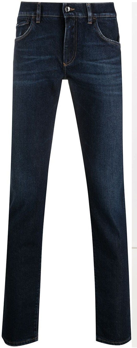Dolce & Gabbana Slim Fit Jeans — Dark Rinse — 2