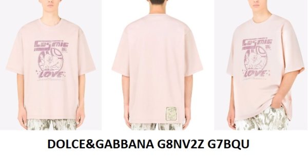 Dolce & Gabbana Graphic T-Shirt — Pink