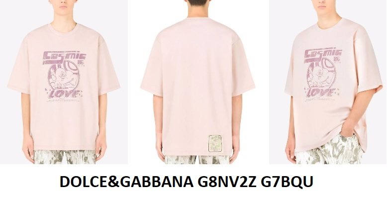 Dolce & Gabbana Graphic T-Shirt — Pink