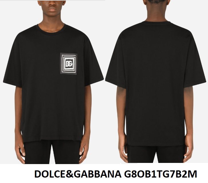 Dolce & Gabbana Oversized Graphic T-Shirt — Black — 2