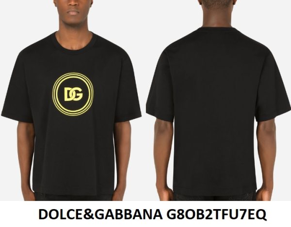 Dolce & Gabbana Circle Logo T-Shirt — Black