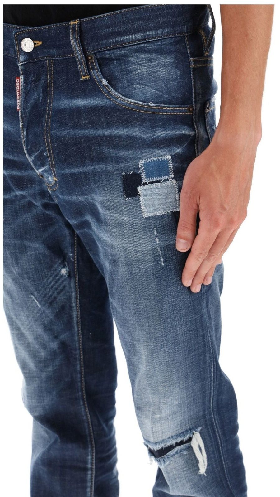 DSQUARED2 Distressed Jeans — S71LB0937
