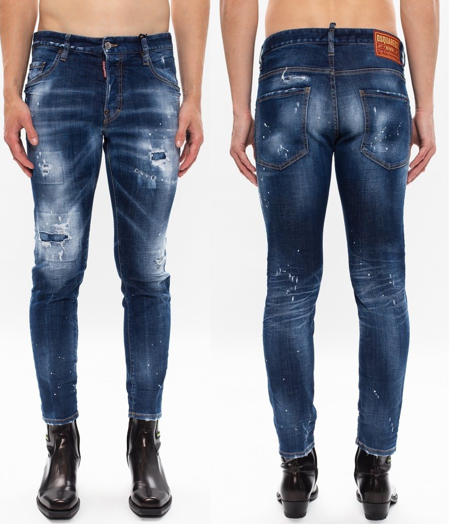 DSQUARED2 Distressed Jeans — S74LB0764