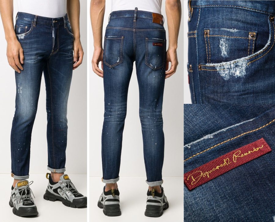 DSQUARED2 Distressed Jeans — S74LB0770 — 4