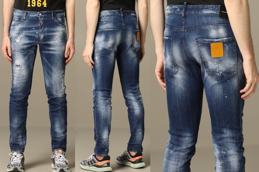 DSQUARED2 Distressed Jeans — S74LB0798 — 2