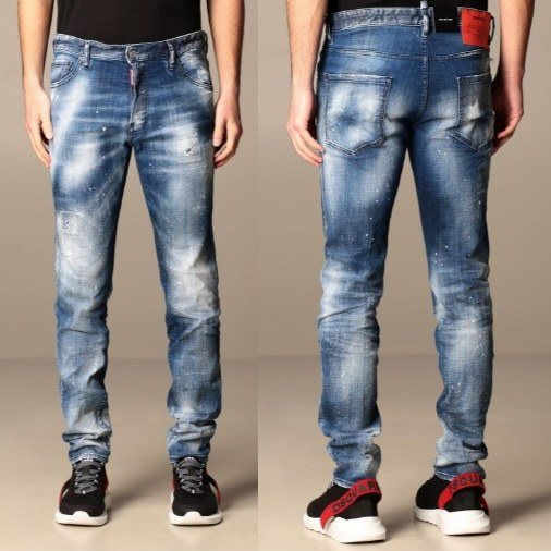 DSQUARED2 Distressed Jeans — S74LB0930 — 2