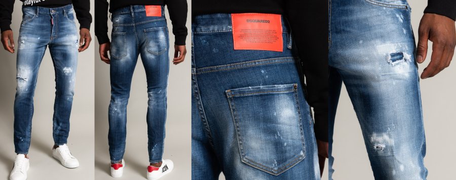 DSQUARED2 Distressed Jeans — S74LB0953 — 2