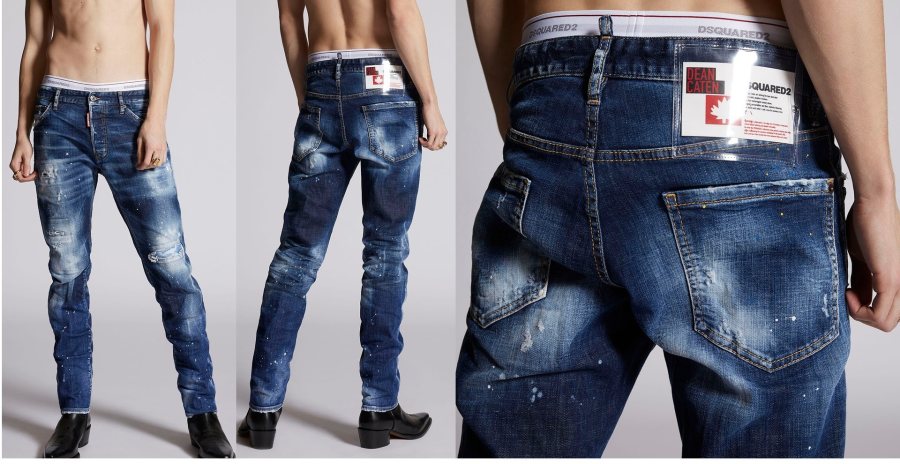 DSQUARED2 Distressed Jeans — S74LB0956 — 2