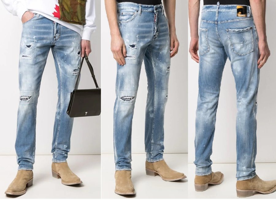 DSQUARED2 Distressed Jeans — S74LB0978 — 2