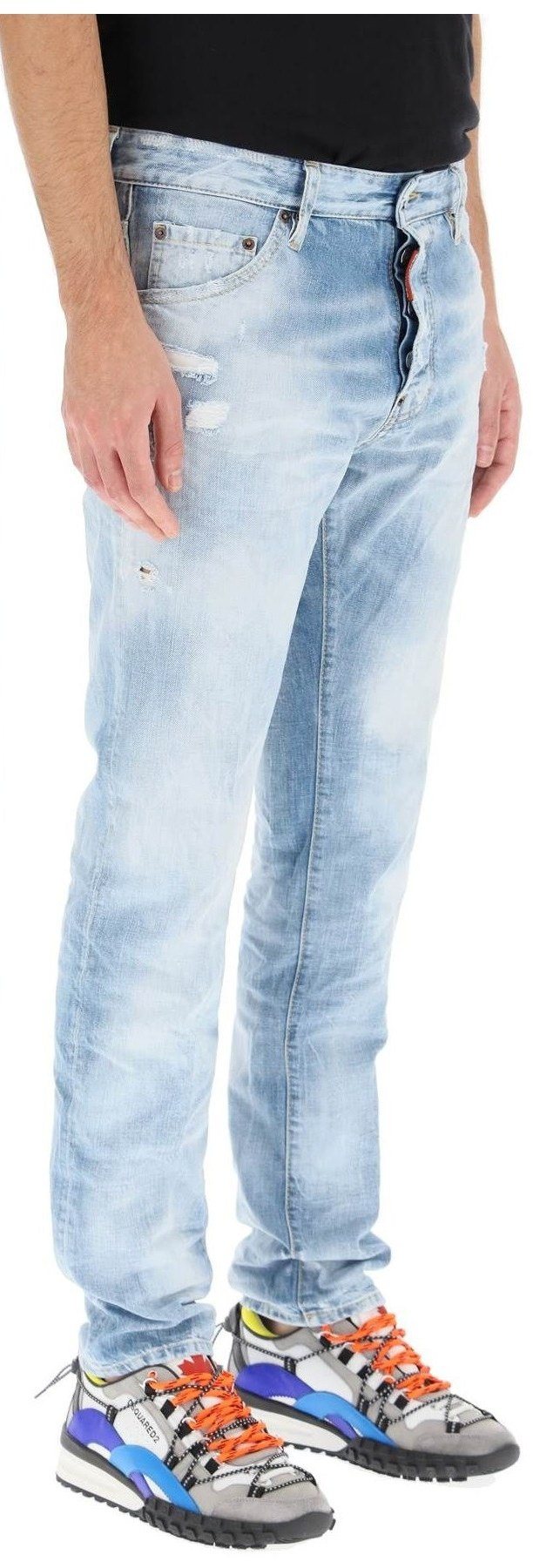 DSQUARED2 Distressed Jeans — S74LB1095 — 3