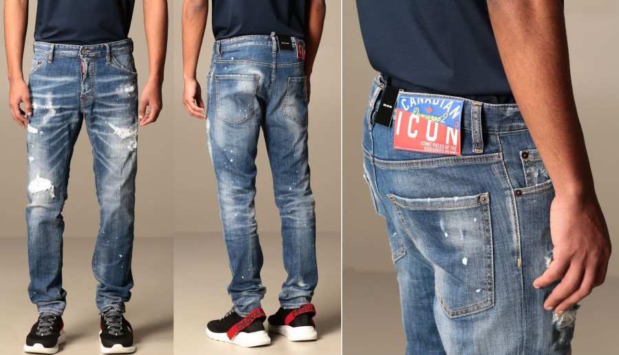 DSQUARED2 Distressed Jeans — S79LA0021