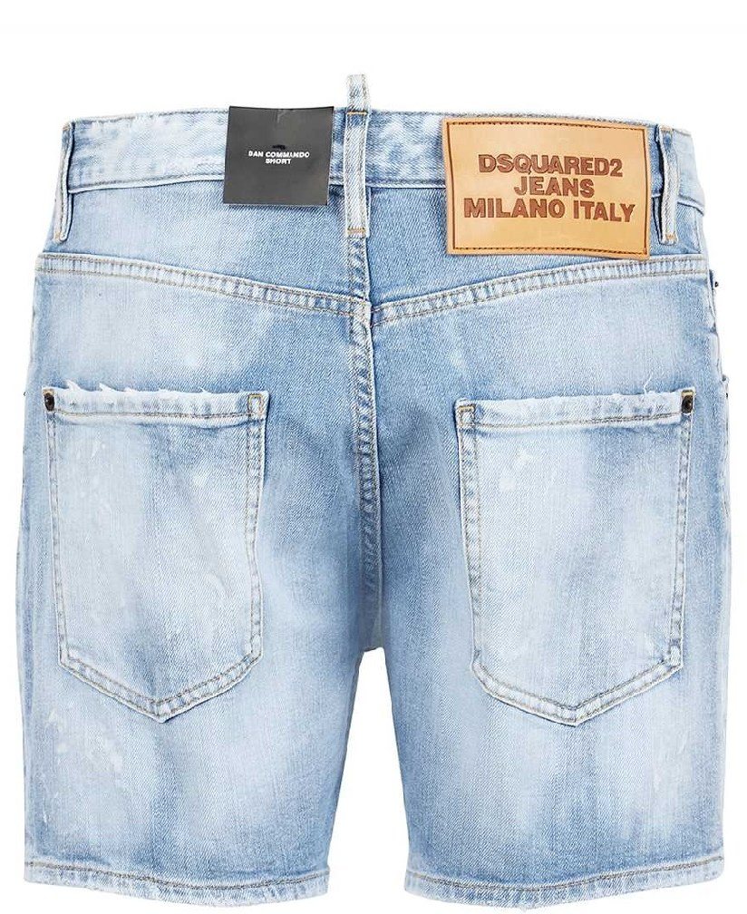 DSQUARED2 Clean Wash Denim Jeansshorts — S74MU0686