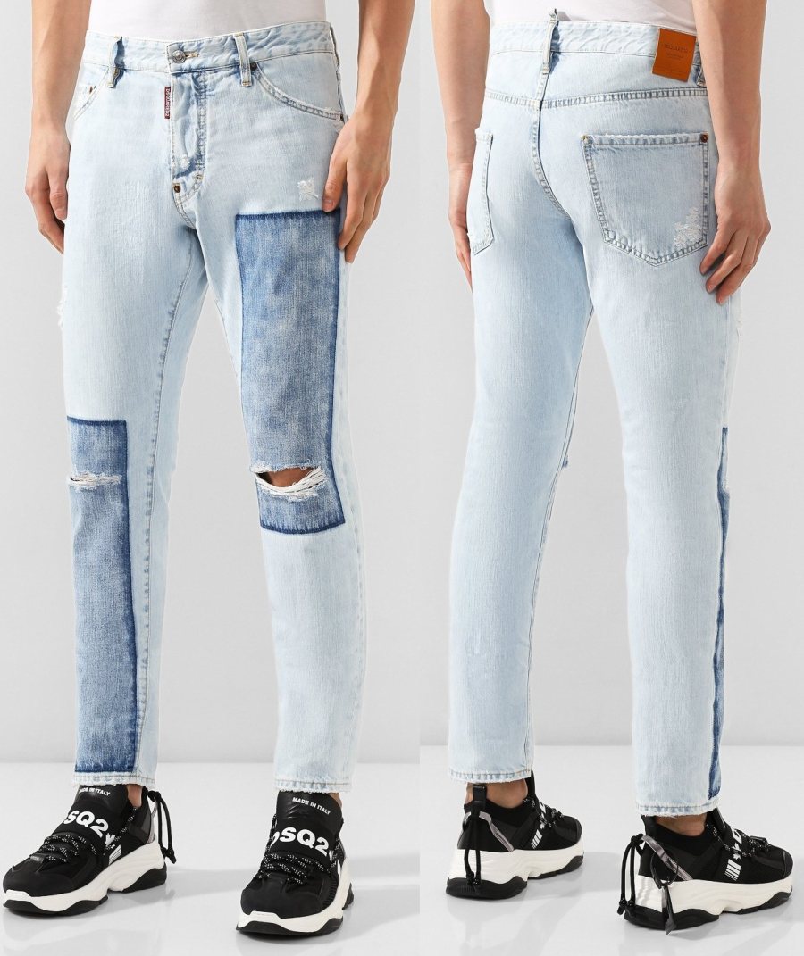 DSQUARED2 Distressed Jeans — S74LB0663