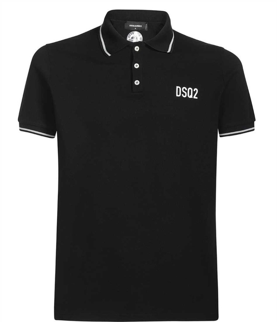 DSQUARED2 Tipped Poloshirt — S74GL0064-900 — 2