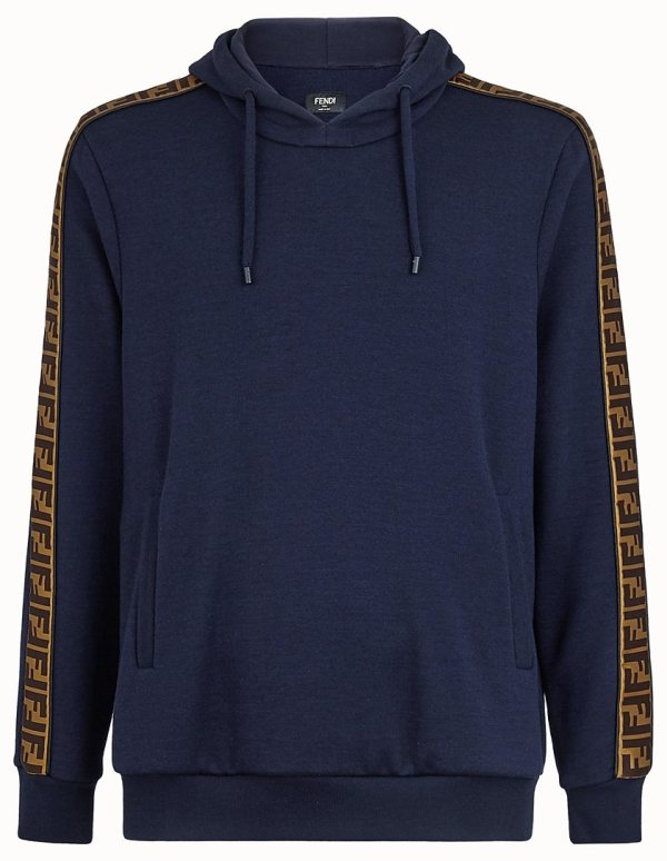 Fendi FF Tape Trainingsanzug, Navy — FY0870A1EGF0QA
