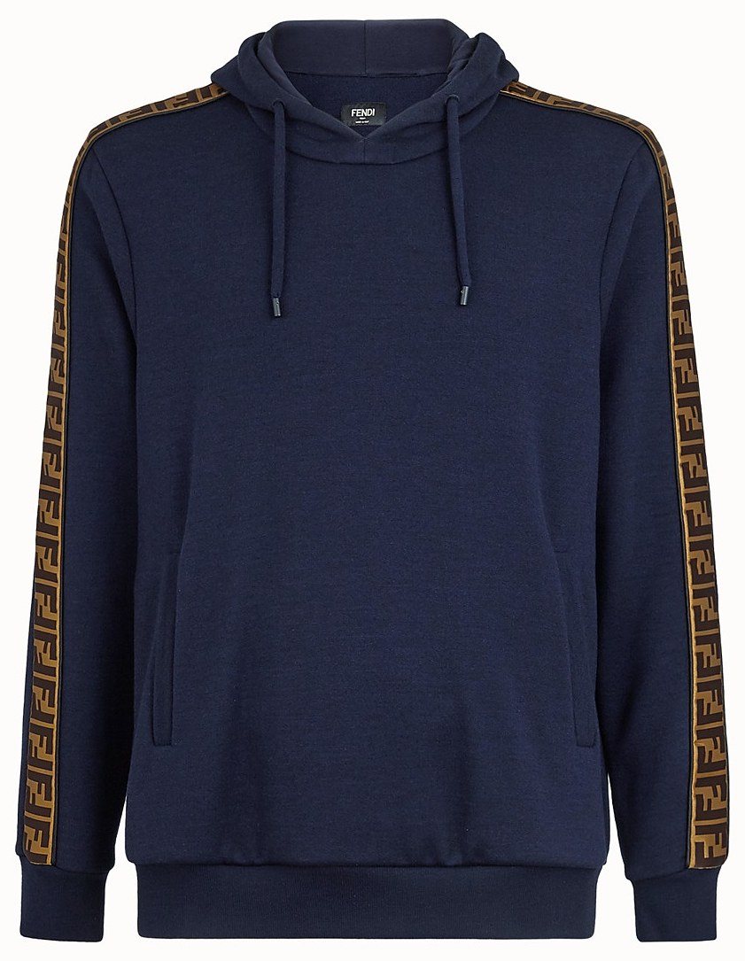 Fendi FF Tape Trainingsanzug, Navy — FY0870A1EGF0QA