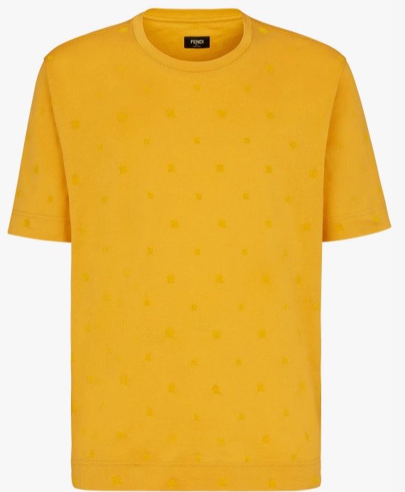 Fendi T-Shirt, Yellow — FY0936AITZF0745 — 4